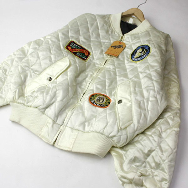 新品タグつき デッドストック Panhard Sports Ma 1 ボンバージャケット 90年代 90s キルティング 訳あり 多少シミあり 0818fu09 の落札情報詳細 ヤフオク落札価格情報 オークフリー スマートフォン版