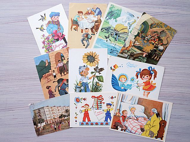ロシア 古い絵葉書１０枚セット イラスト 民話 昔話 ヴィンテージ ポストカード ソビエト 旧ソ連 の落札情報詳細 ヤフオク落札価格情報 オーク フリー スマートフォン版