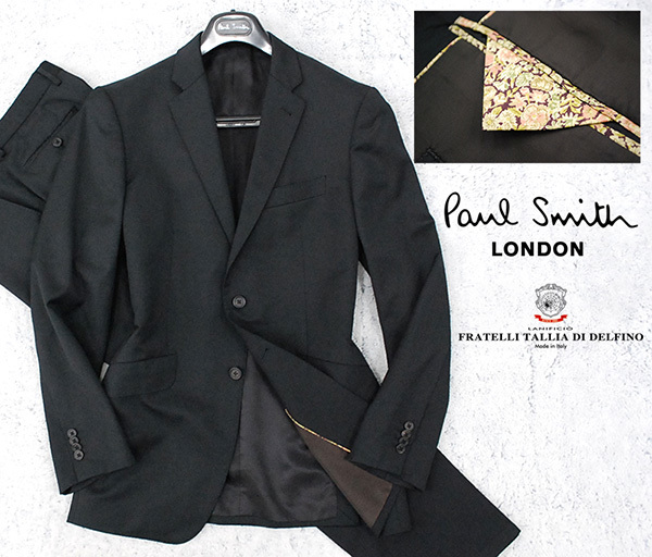 定価10万 美品 ポールスミスロンドン×デルフィノ Paul Smith LONDON