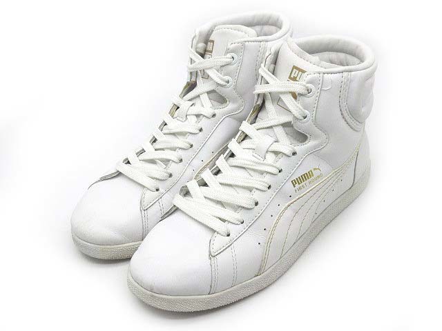 プーマ Puma ファースト ラウンド L ハイカット スニーカー ホワイト 白 24cm レディース の落札情報詳細 ヤフオク落札価格情報 オークフリー スマートフォン版
