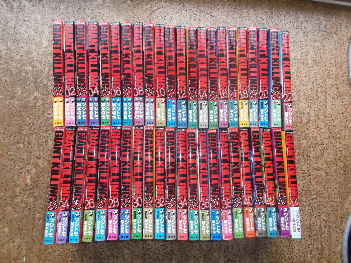 ジャイアント キリング Giant Killing 1 44巻 ツジトモ 綱本将也 講談社 モーニングkc １円スタート の落札情報詳細 ヤフオク落札価格情報 オークフリー スマートフォン版