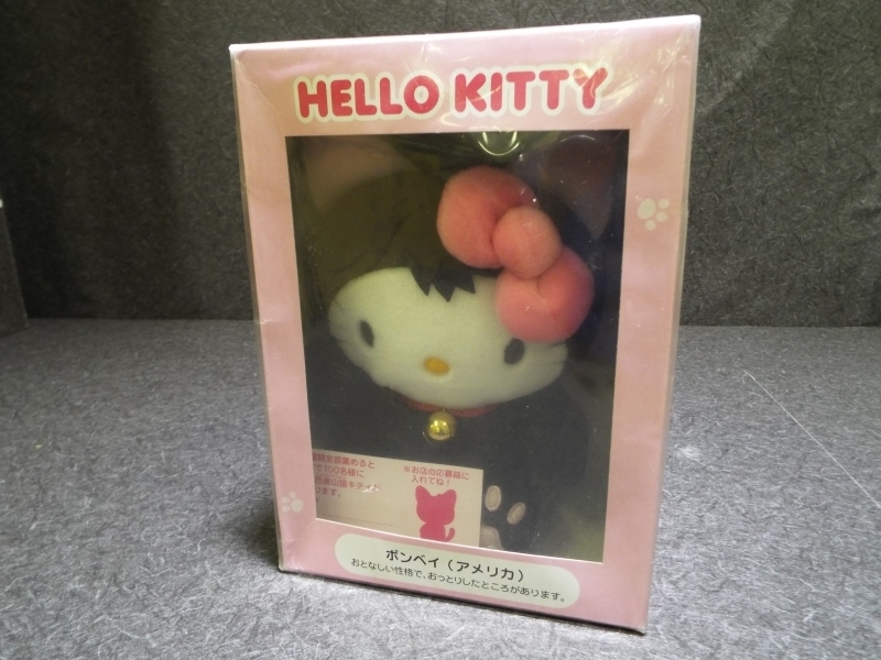 激レア ハローキティ 世界のネココレクション 携帯クリーナー ボンベイ