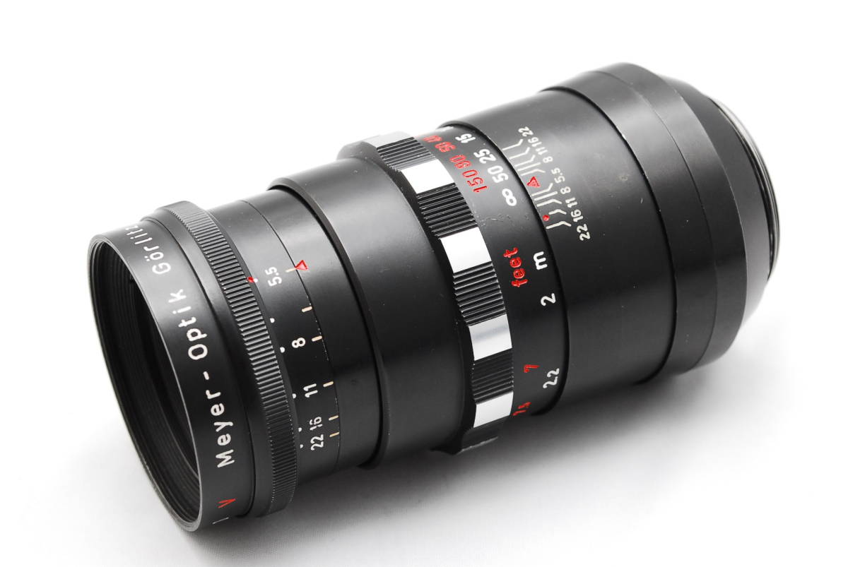☆超極上美品☆Meyer-Optik Gorlitz Telemegor 180mm F5.5 希少赤V M42