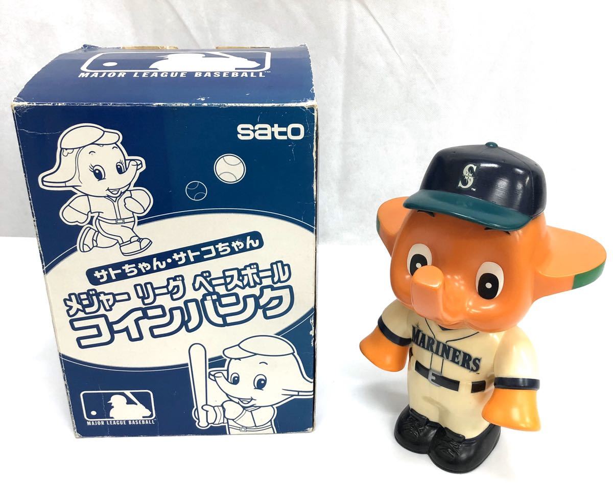 サトちゃん♡大サイズ！横浜ベイスターズ コインバンク 貯金箱 フィギュア Amazon.co.jp: ／横浜