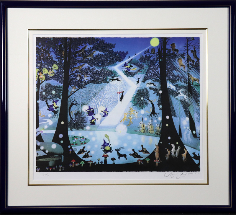 ◇人気◇藤城清治◇光る森◇影絵作家◇ケロヨンの原作者◇かわいい◇癒 ◇人気◇藤城清治◇光る森◇影絵作家◇ケロヨンの原作者◇かわいい◇癒