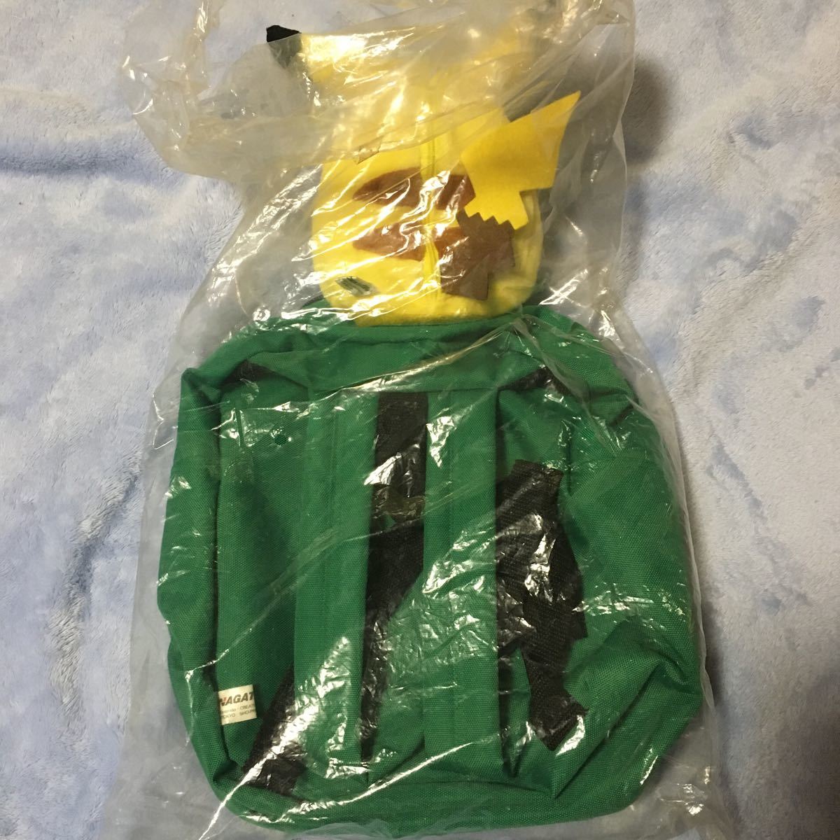 当選品 ポケモン サトシ リュック ピカチュウ ぬいぐるみ付き 永谷園の