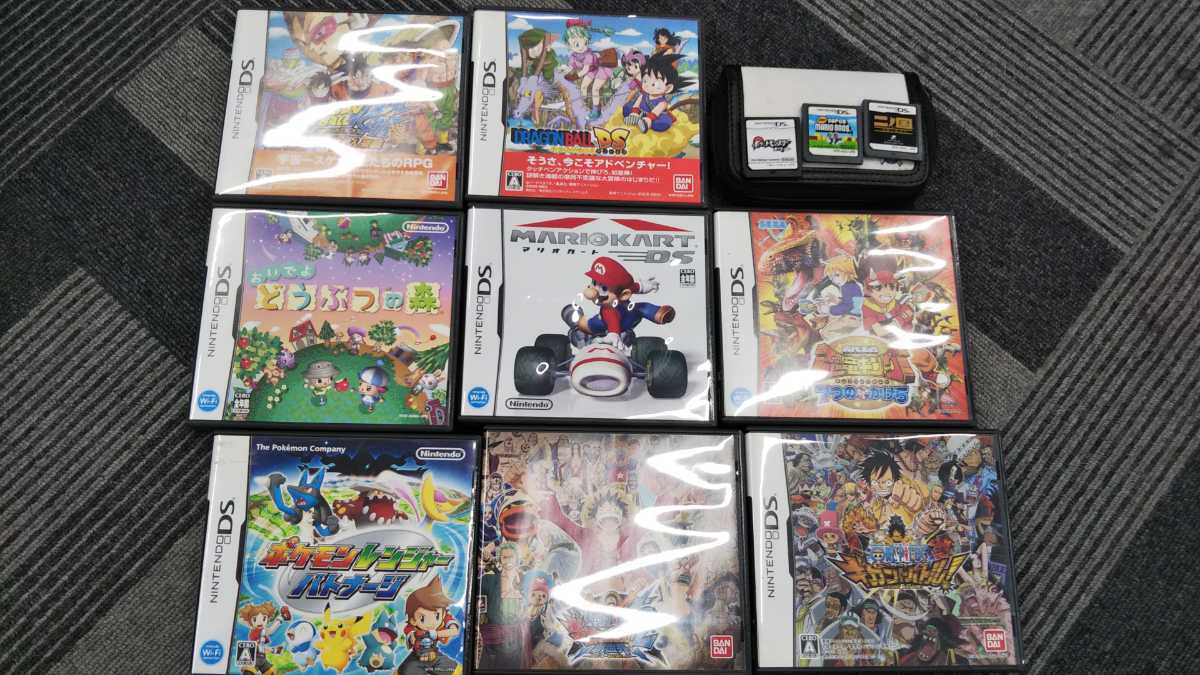 Dsソフト まとめ 28セット ワンピース どうぶつの森 ドラゴンボール マリオカート ポケットモンスター テトリス イナズマイレブン 他 の落札情報詳細 ヤフオク落札価格情報 オークフリー スマートフォン版