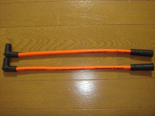 ハーレー スポーツスター スクリーミンイーグル プラグコード オレンジ