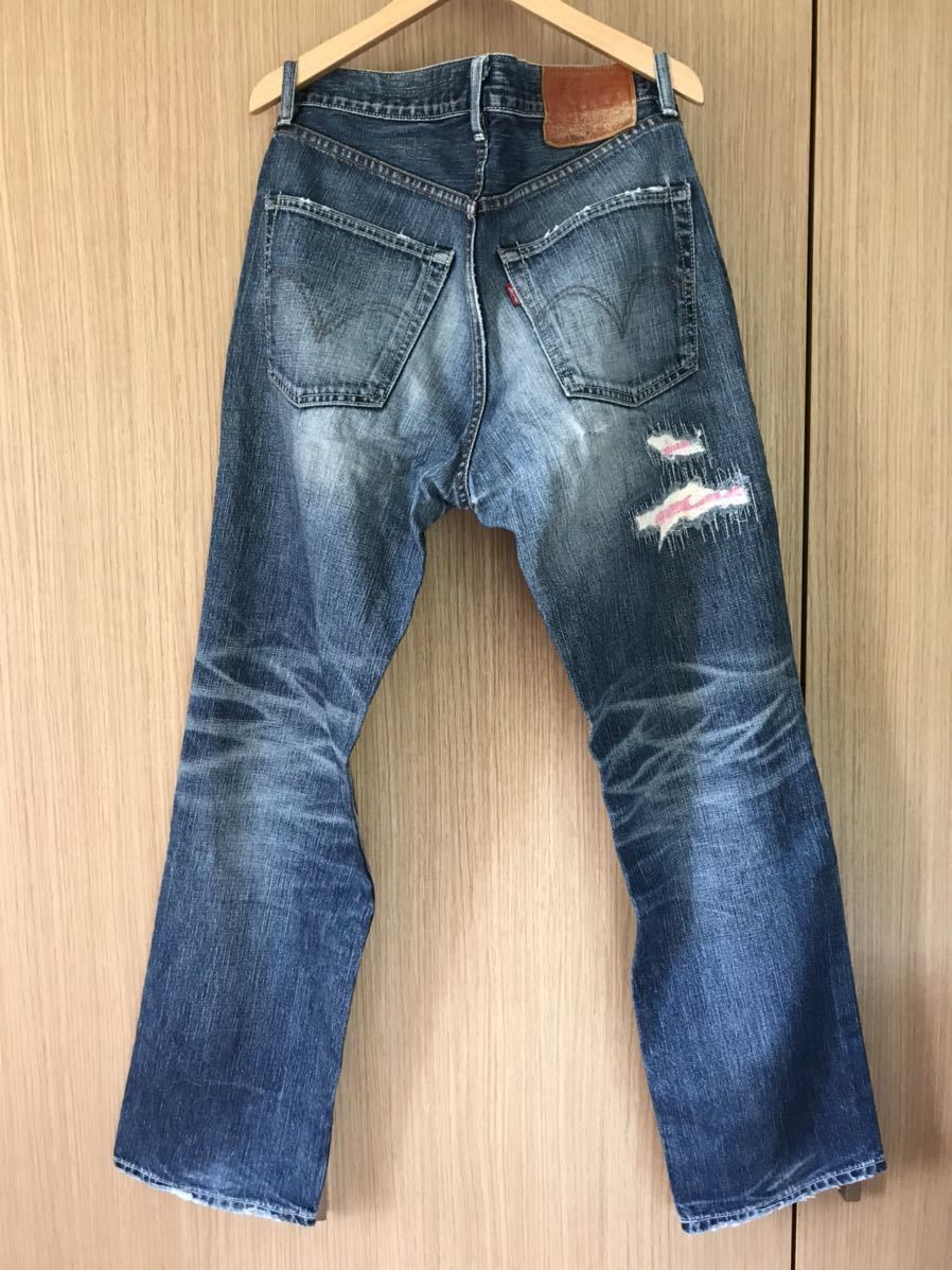 STUSSY × LEVI’S 502 30周年記念モデルw34 L34 激レア LEVI'S x STUSSY 30周年記念 リミテッドカスタマイズ