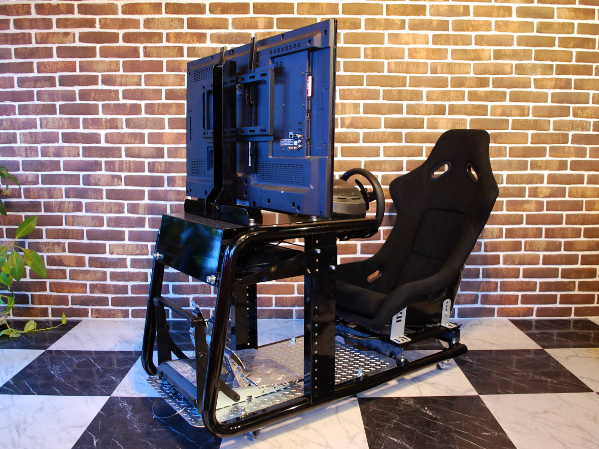 新品】Sim Racing Rig レーシングコックピット 検