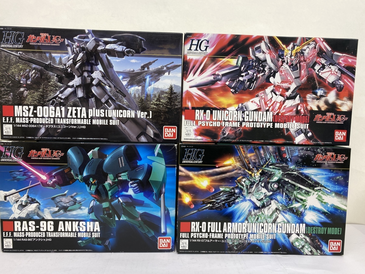 kt812□同梱不可 機動戦士ガンダムUC プラモデル ガンプラ 4点セット 