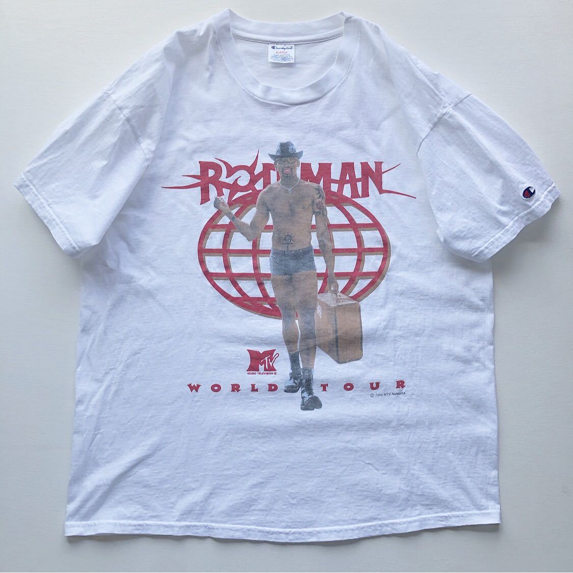 ◇チャンピオン社製 デニスロッドマン MTV WORLD TOUR ヴィンテージT