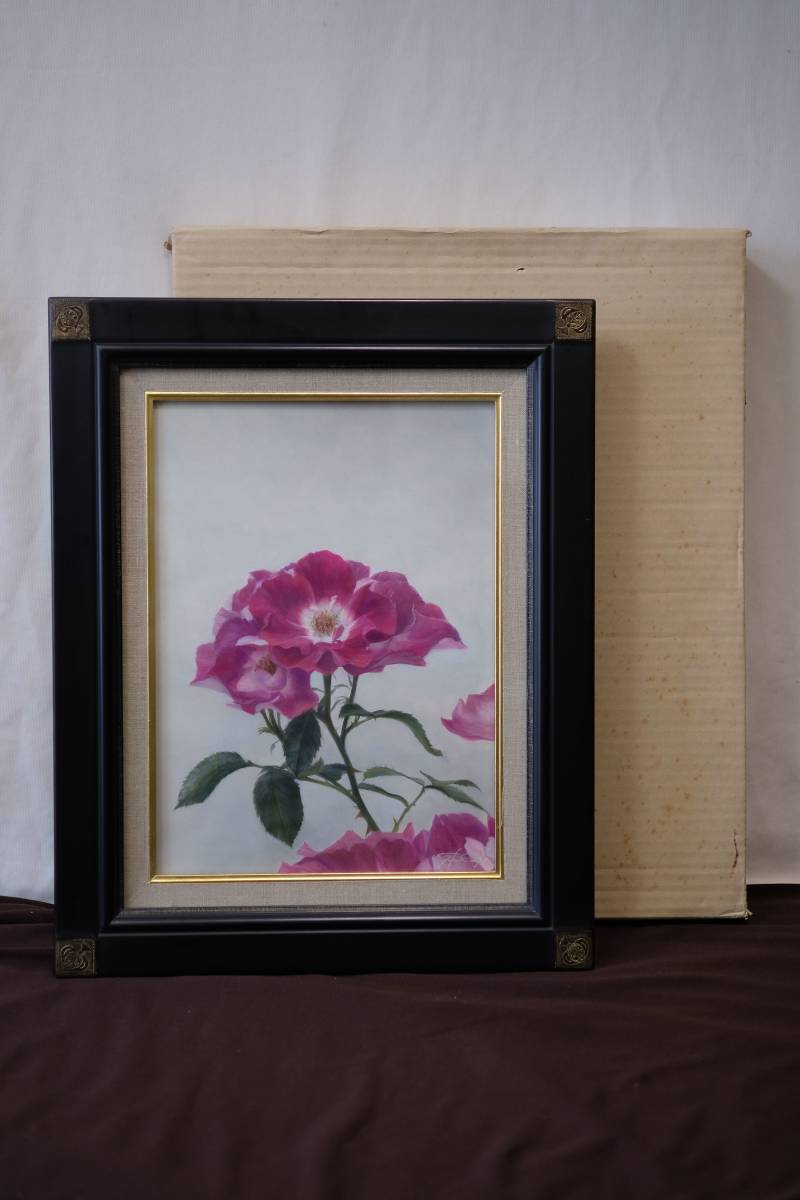 真作保証 野田弘志 薔薇 リアリズム最高傑作エディションNo.1貴重