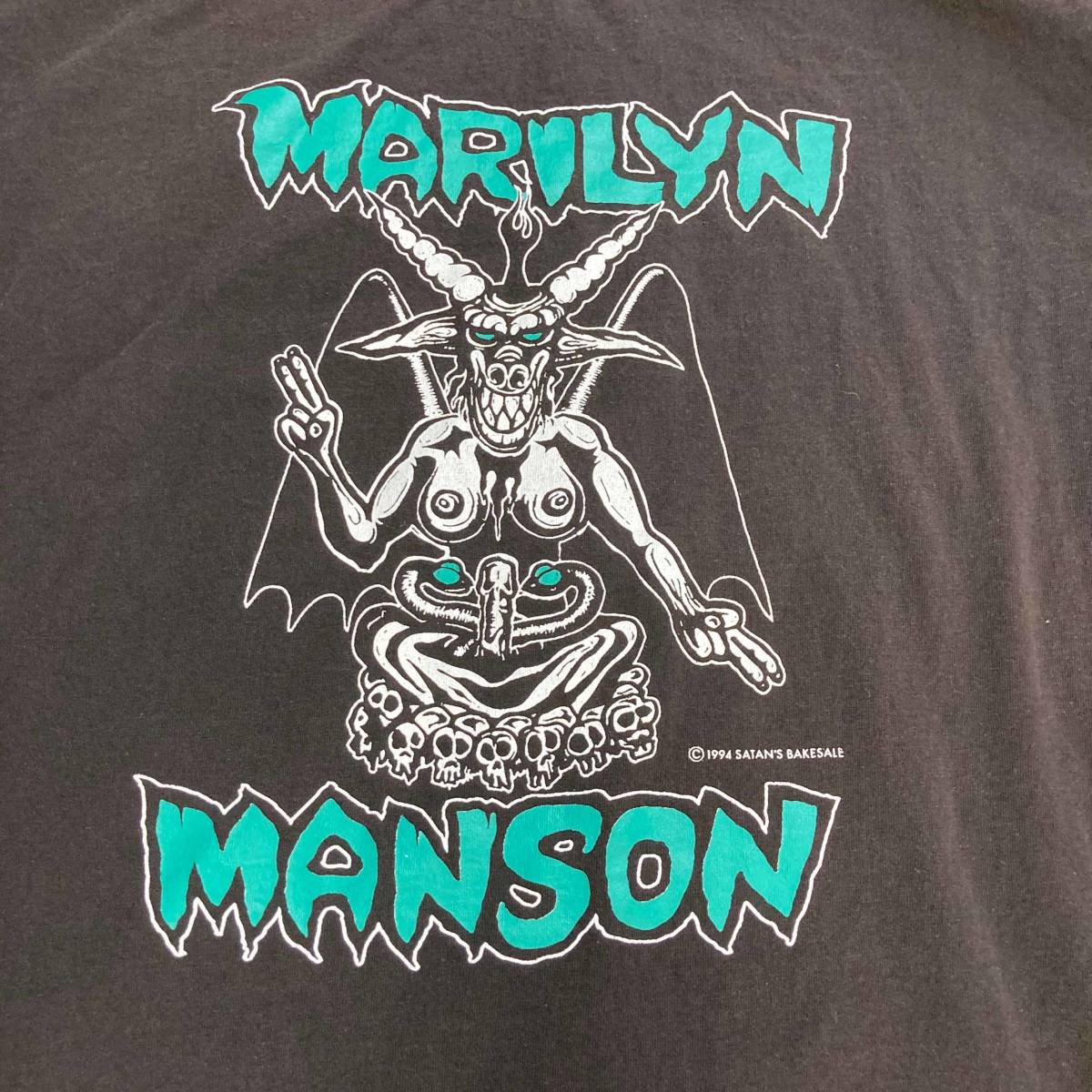 マリリンマンソン バホメット Tシャツ Marilyn Manson バンドt ロックt チャールズマンソン の落札情報詳細 ヤフオク落札価格情報 オークフリー スマートフォン版