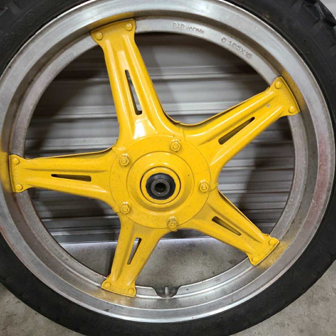CB250T 純正 ホイール 前後セット F18/R18 ドラムパネル CB400T CB400N
