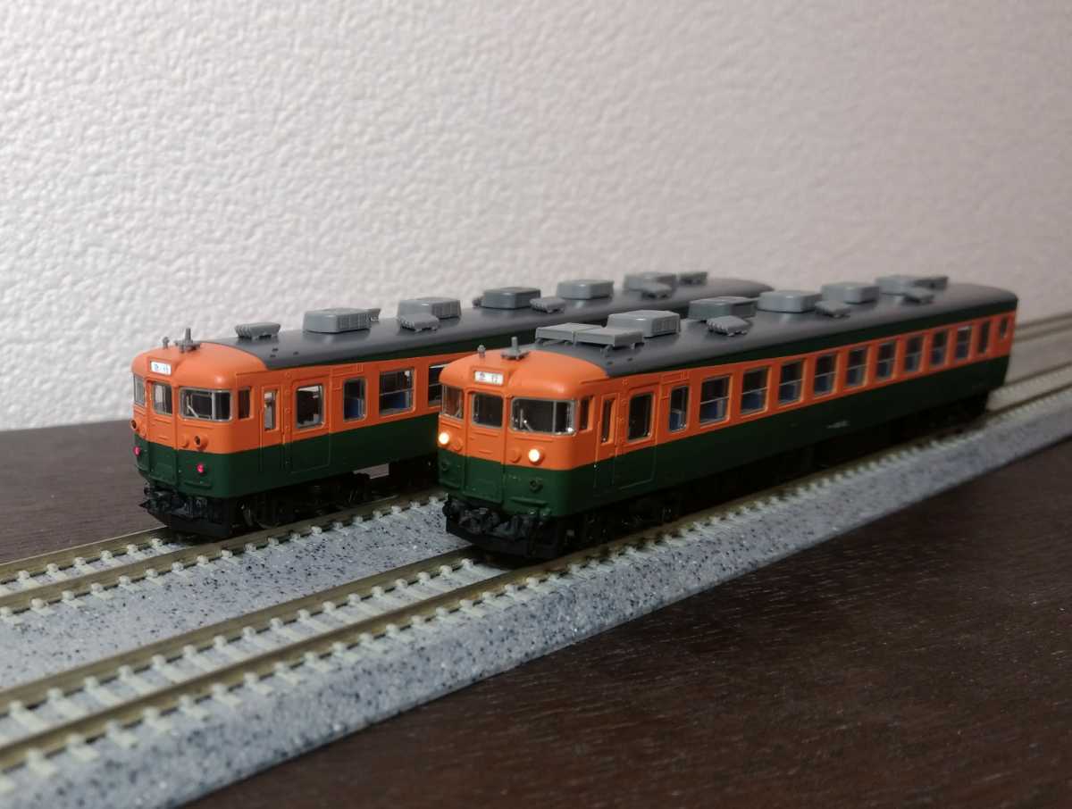 TOMIX 92238 加工品 165系急行電車(湘南色) 基本B＋増結 (オレンジ色