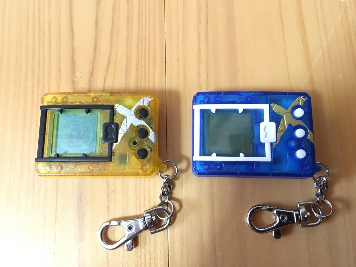 ーグッズ デジタルモンスターX Ver.3 イエロー&ブルーセットの通販 by イージーオーダー 初期 バンダイ 未開封 グッズ 東映 デジモン デジタルモンスター 遊戯王 キャラクターグッズ