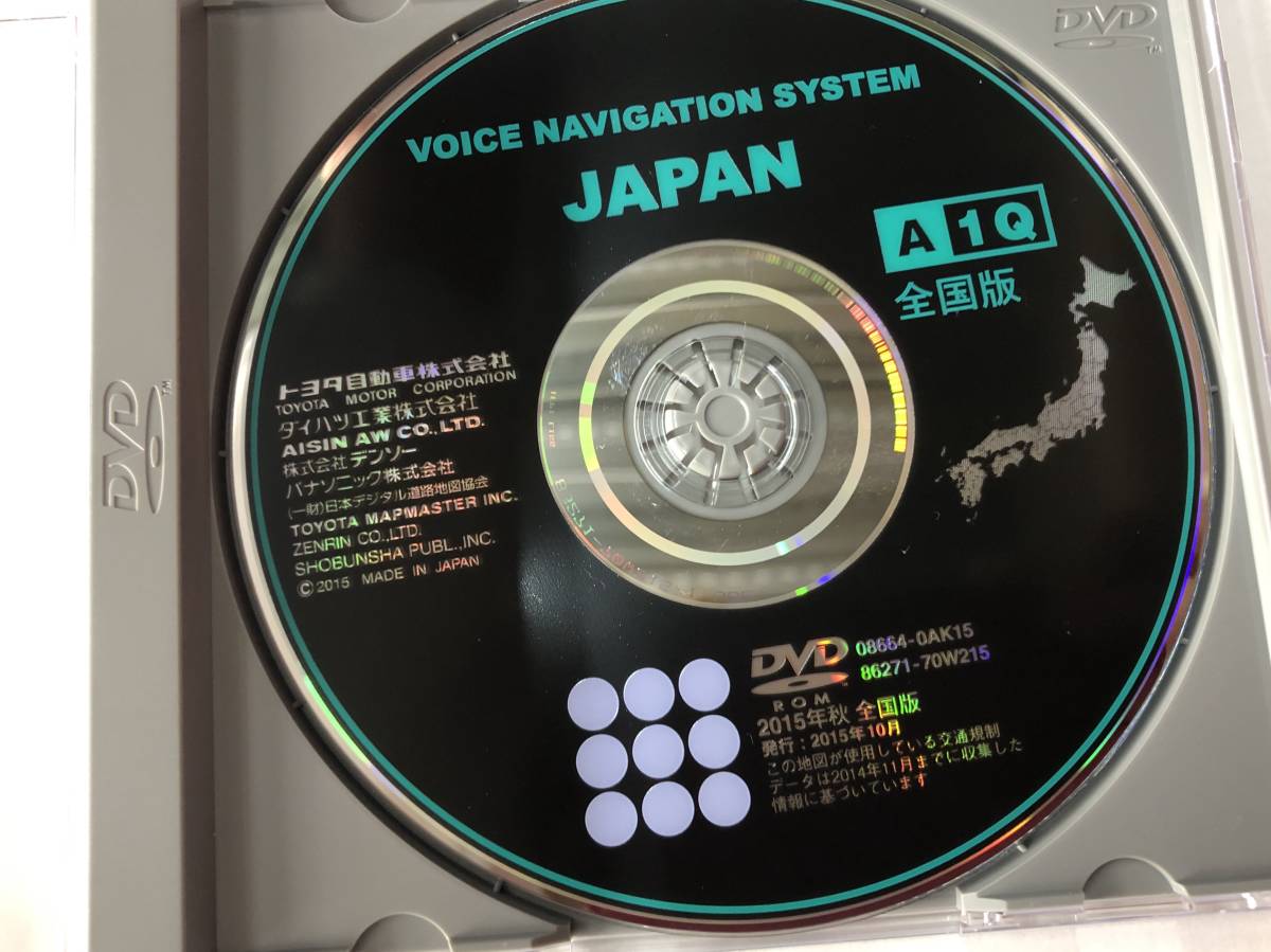 【新品】トヨタ純正ナビディスク 086640AK15の落札情報詳細 ヤフオク落札価格検索 オークフリー