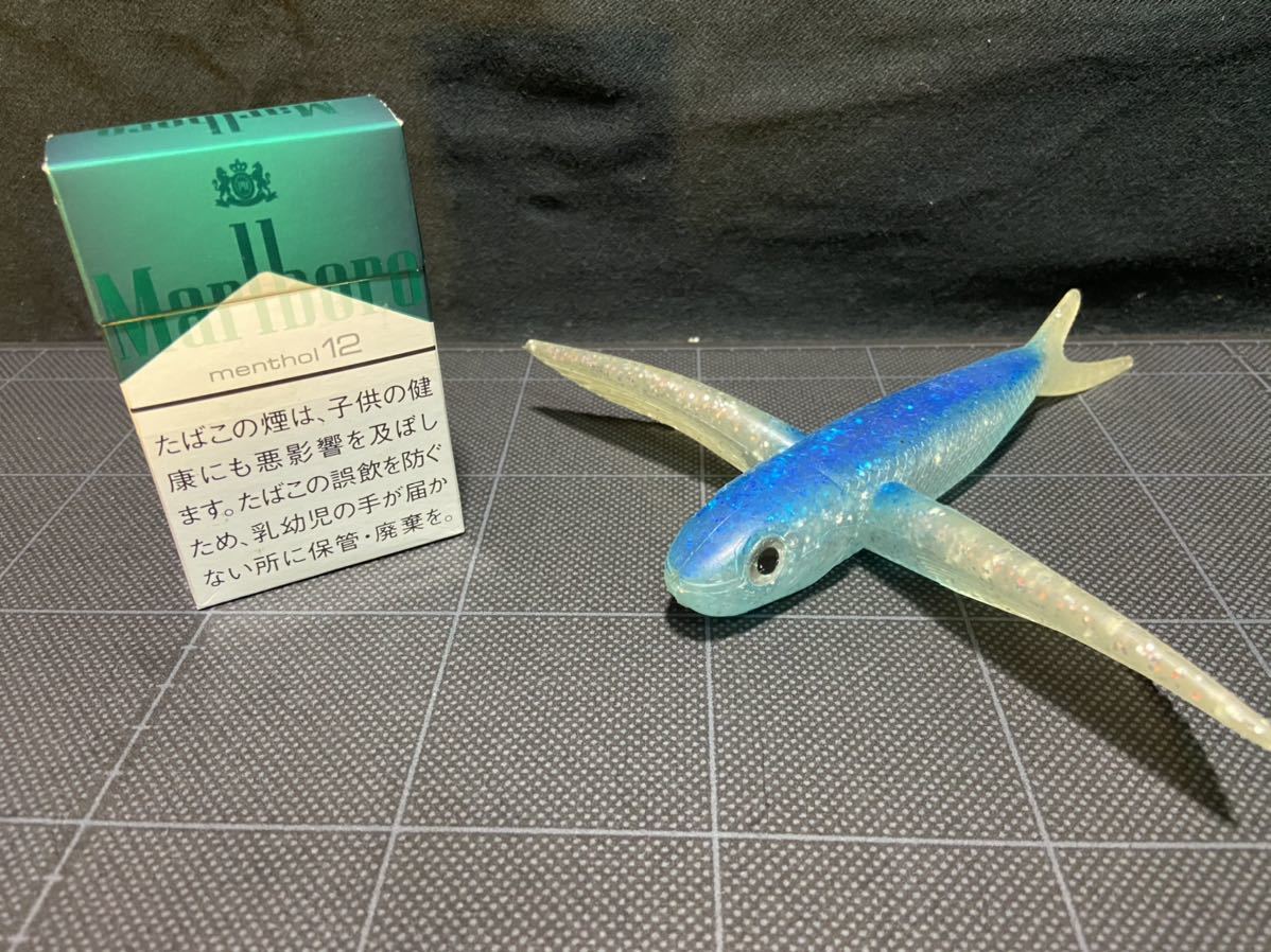 新品 1300 新品 トビウオ ワーム トローリング ショア 青物 ジギング 根魚 ヒラマサ ブリ クエ シーバス ハマチ カンパチ シイラ ソフトルアー の落札情報詳細 ヤフオク落札価格情報 オークフリー スマートフォン版