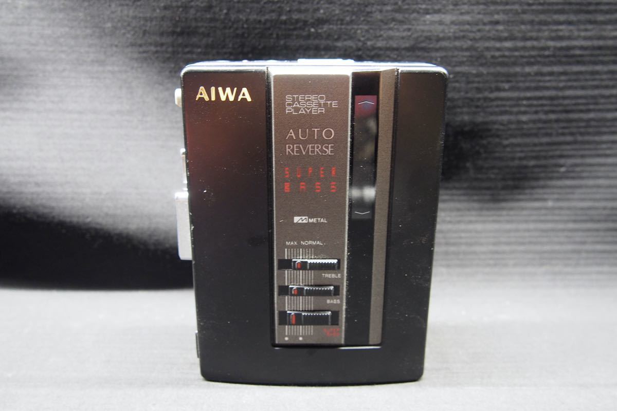 AIWA HS-G34 カセットプレーヤー SUPER BASS 箱有り！