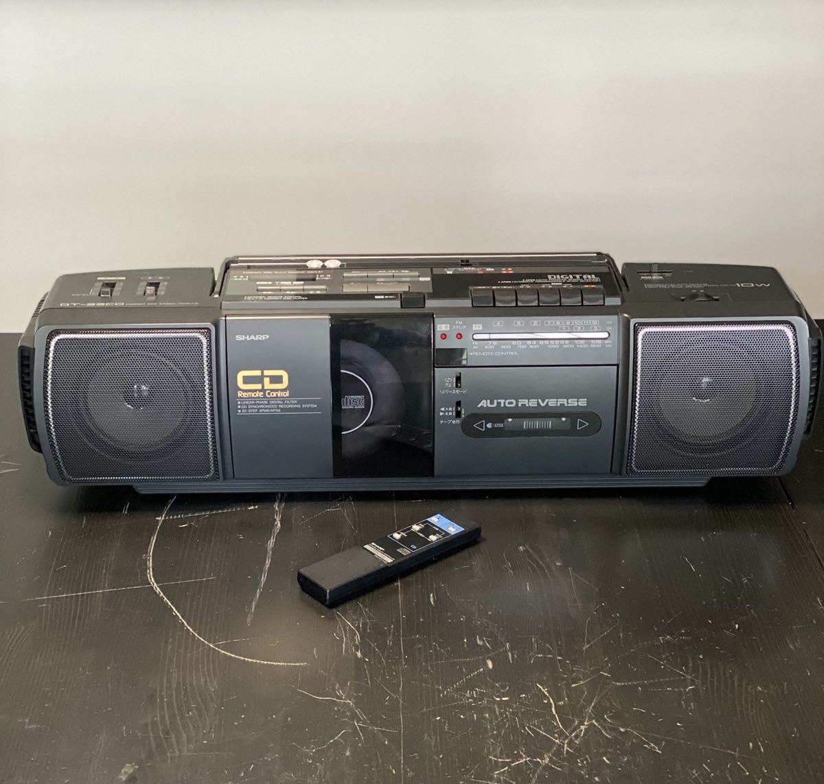 激レア 美品 SHARP シャープ QT-33CD CDラジカセ コンパクトディスク