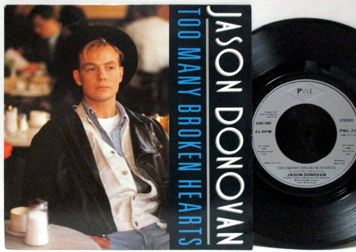 仏7 Jason Donovan Too Many Broken Hearts 19 フランス盤 7インチシングルレコード ユーロビート Pwl 藤井隆 ナンダカンダ の落札情報詳細 ヤフオク落札価格情報 オークフリー スマートフォン版