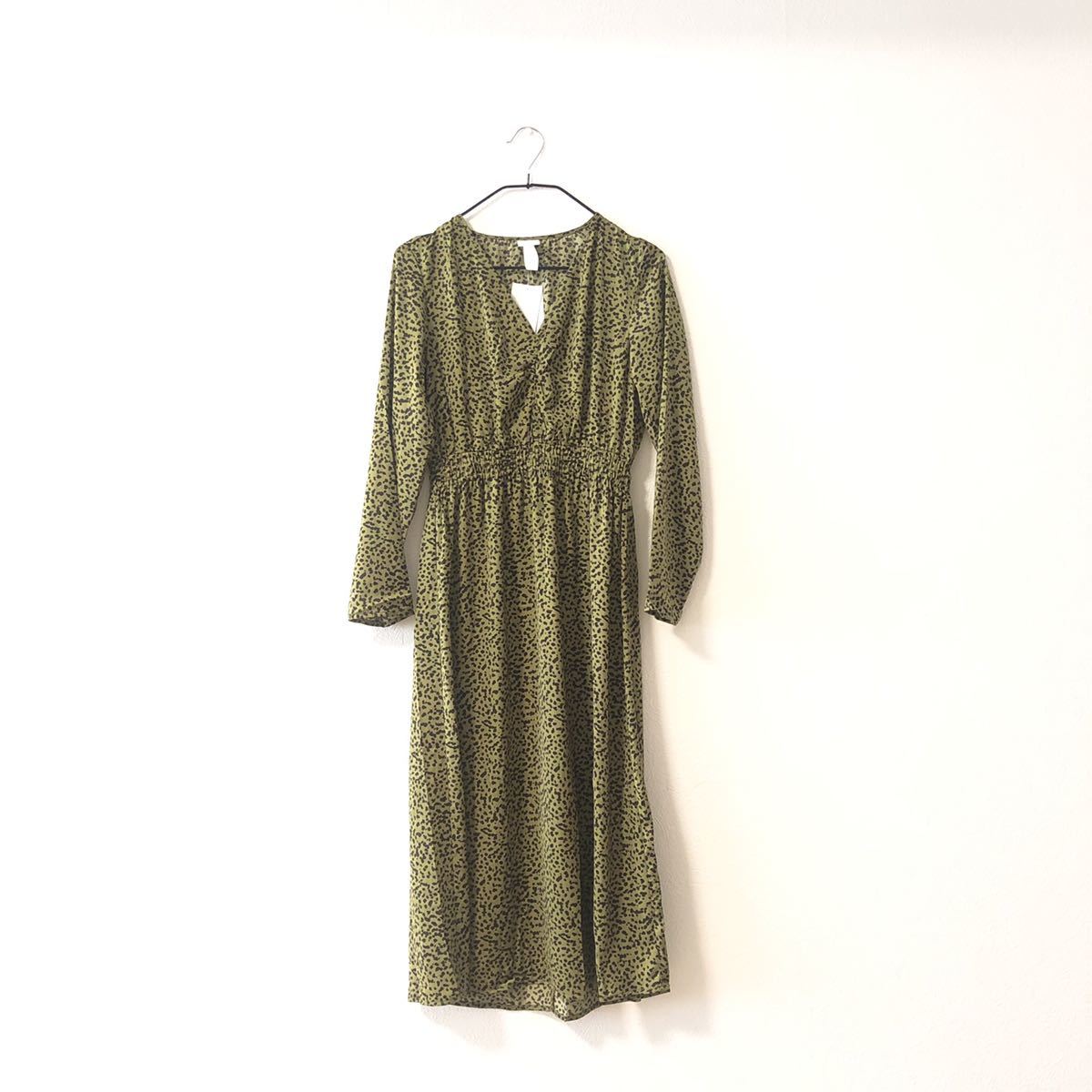 新品 新品 試着のみ H M ロングワンピース ロングスカート マキシワンピース レオパード ドット の落札情報詳細 ヤフオク落札価格情報 オークフリー スマートフォン版