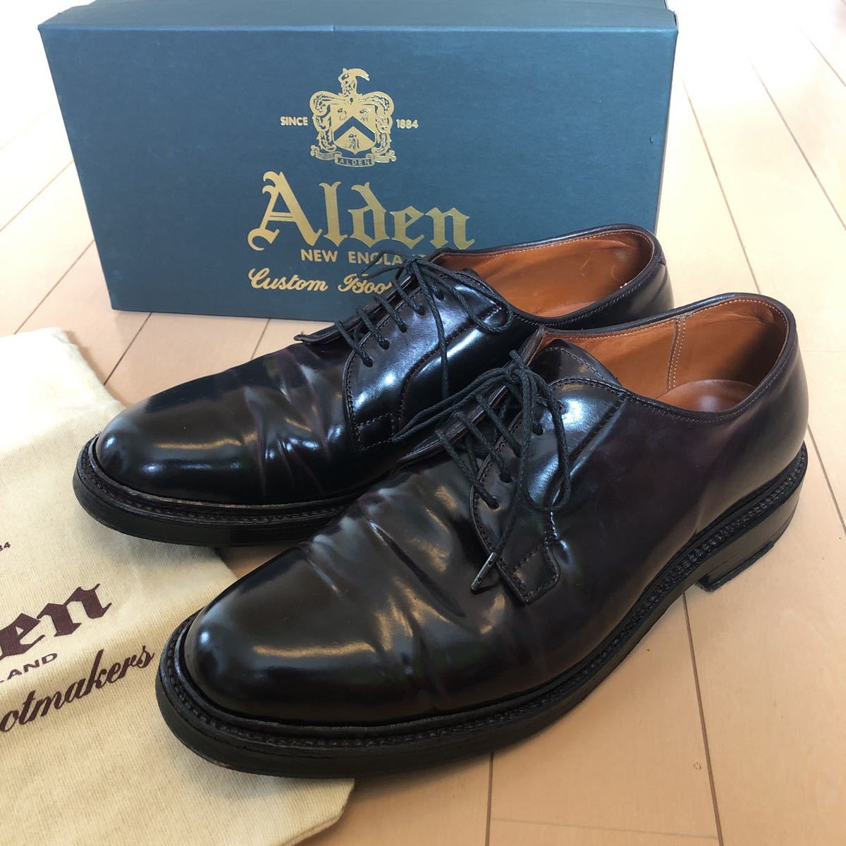 早い者勝ち❗️オールデン ALDEN 990 コードバン プレーントゥ 靴