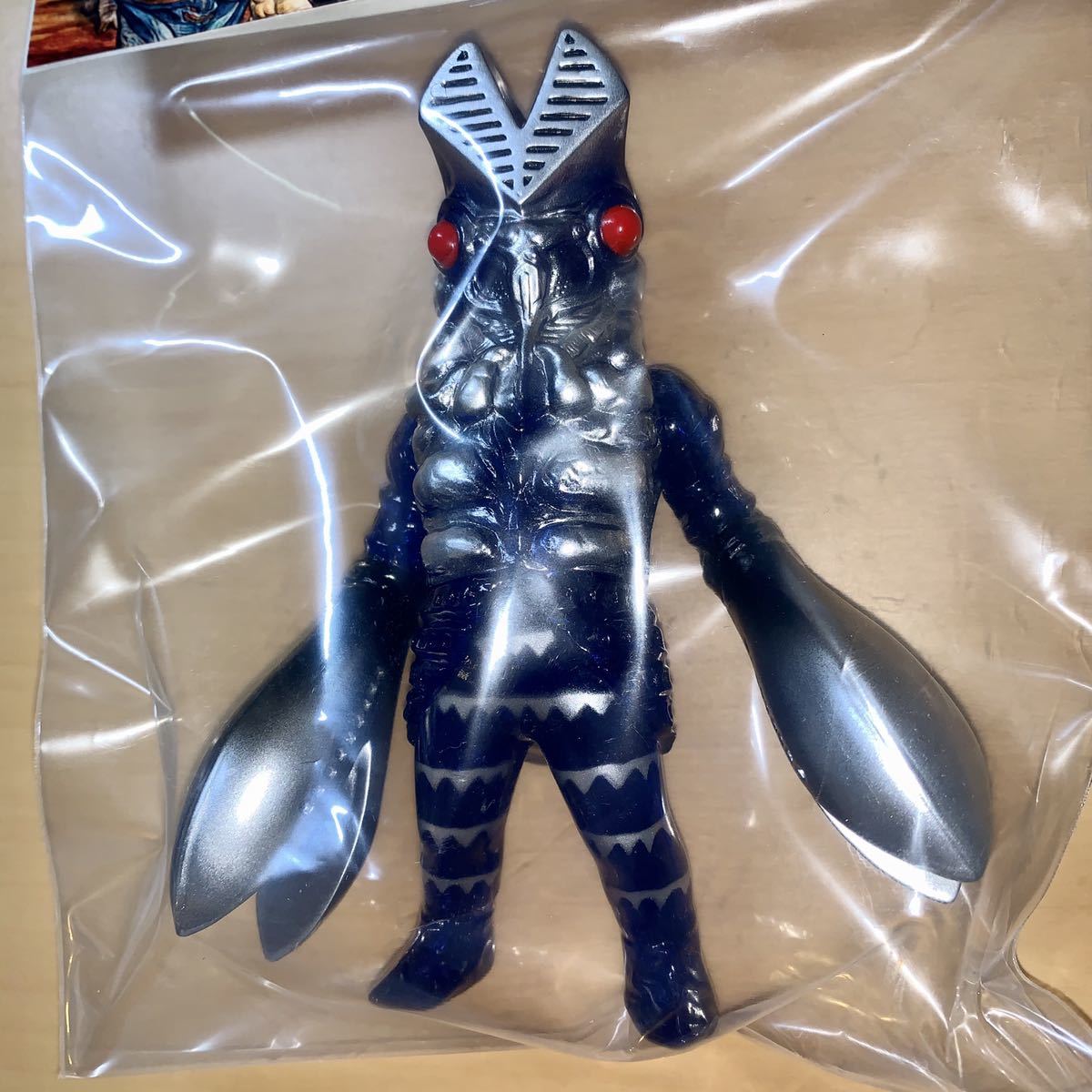 MAXTOY)ミニソフビシリーズ。バルタン星人桜ラメカラー。