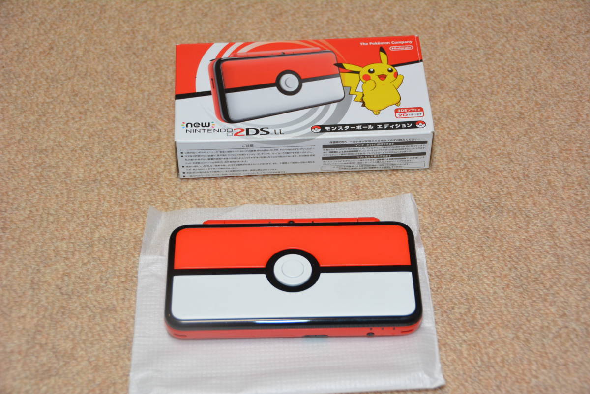 New Nintendo 2dsll 本体 モンスターボールエディション 動作確認初期化済み 中古品 の落札情報詳細 ヤフオク落札価格情報 オークフリー スマートフォン版