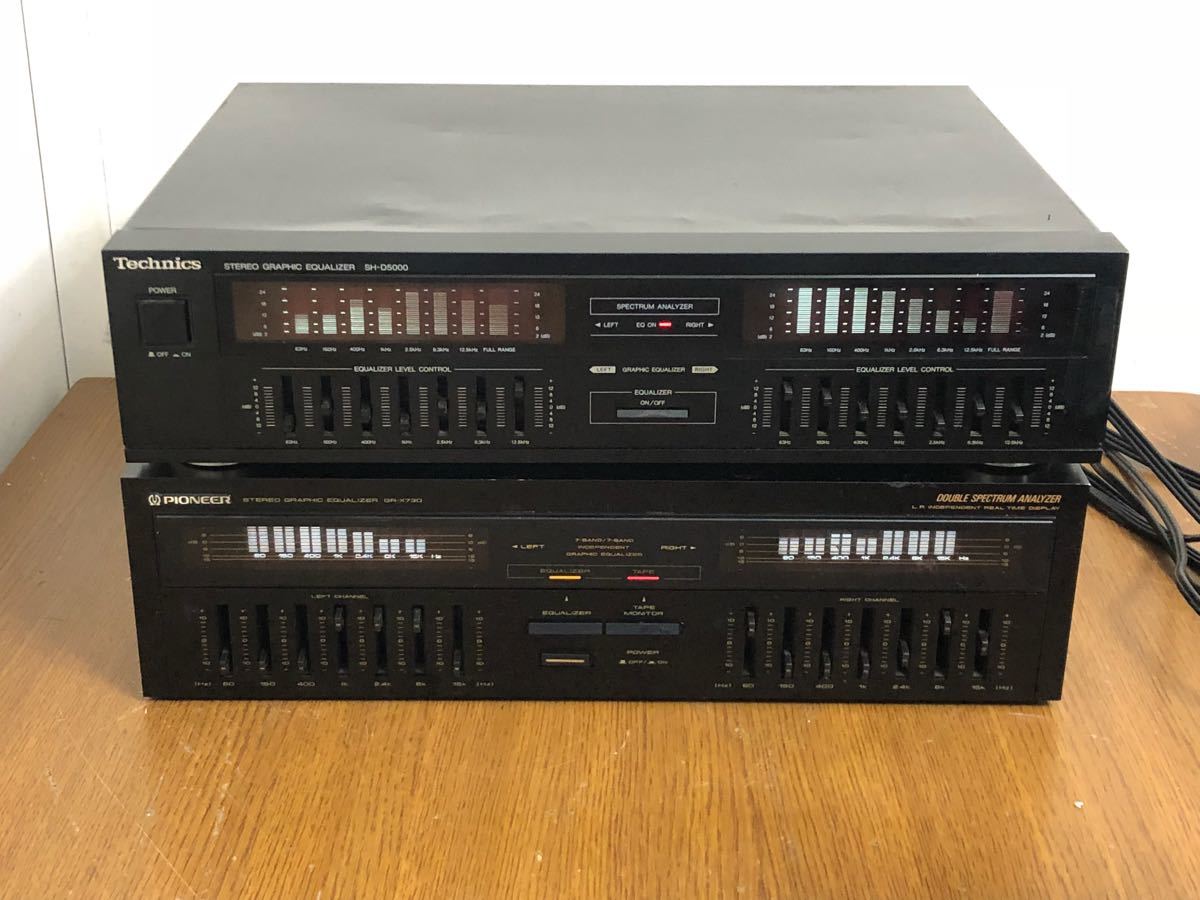 イコライザー EQUALIZER (PIONEER GR-X730) Technics SH-D5000 (2台)の