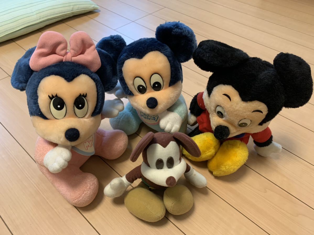 手渡し対応 ディズニー ミッキーマウス ベビーミッキー ベビーミニー クラシックミッキー の落札情報詳細 ヤフオク落札価格情報 オークフリー スマートフォン版