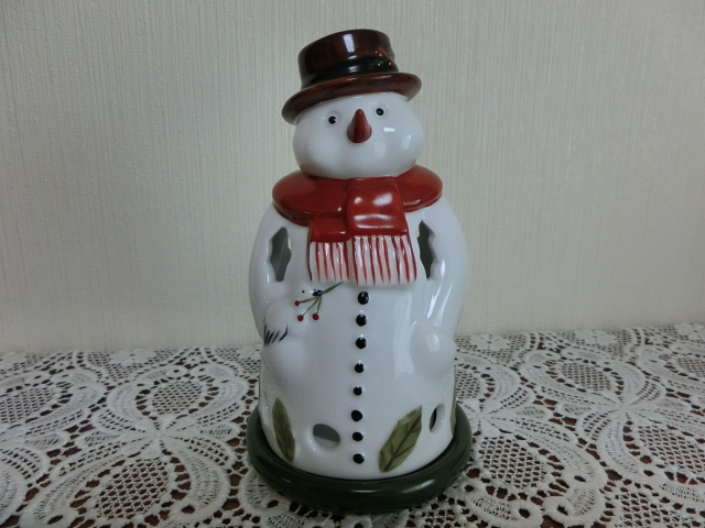 ☆ビレロイ＆ボッホ☆スノーマン☆キャンドルホルダー☆クリスマス【送料込み】 ビレロイ&ボッホ ☆ Villeroy & Boch ☆ スノーマン キャンドル