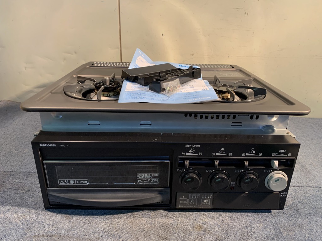 新品】(A606) 未使用品 ガスコンロ 1MH21F1 GE-MH21FM LPガスの落札  