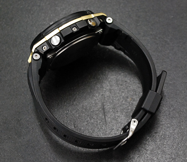 定価 44 000 美品 カシオ ジーショック Casio G Shock G Steel Gst W100g 1ajf クロノグラフ 電波タフソーラー 腕時計 黒x金 の落札情報詳細 ヤフオク落札価格情報 オークフリー スマートフォン版