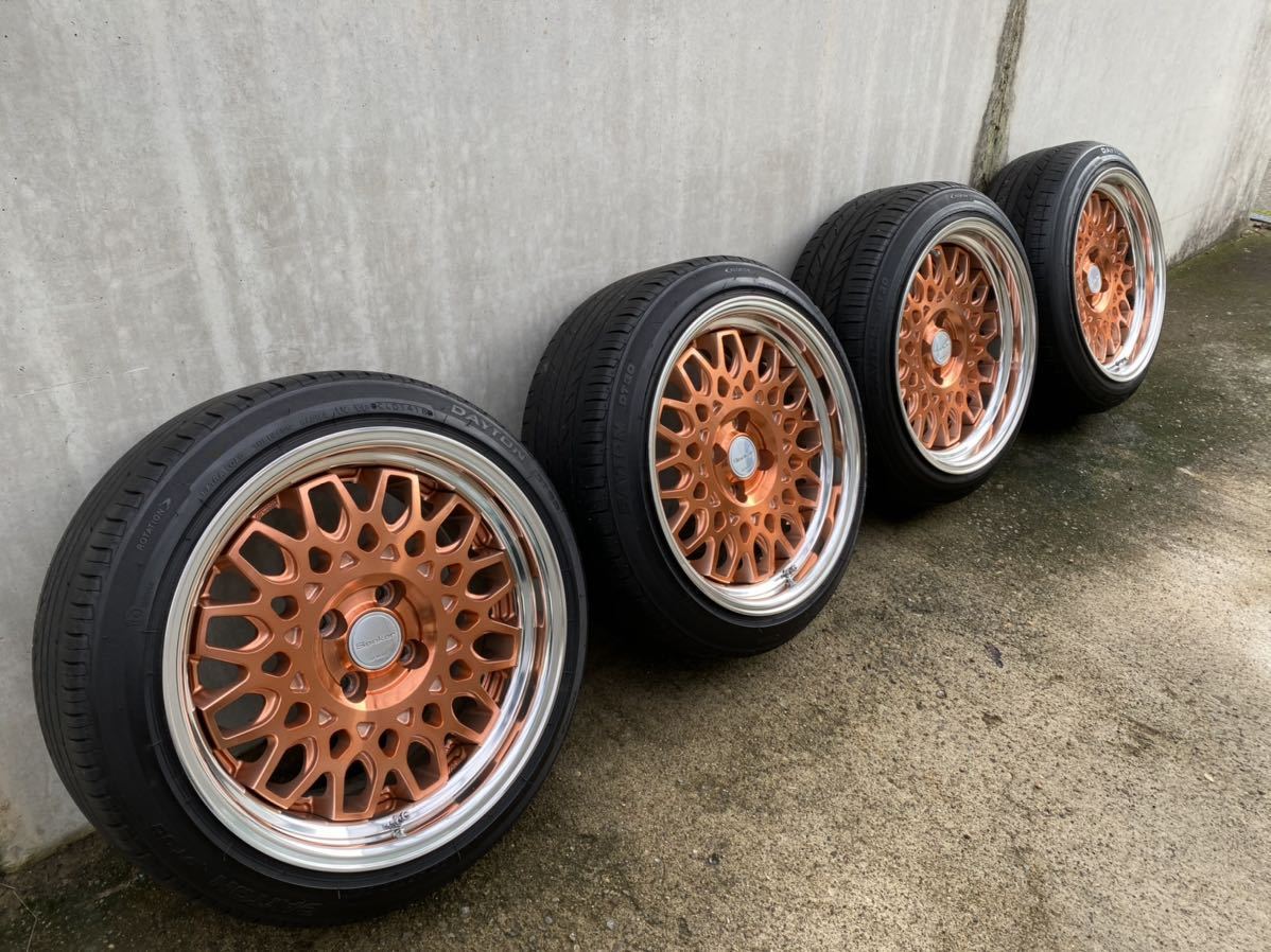 OPカラー】WORK Seeker CX 16×8J＋30 ＋13 100-4穴 BMW MINIで使用 R53