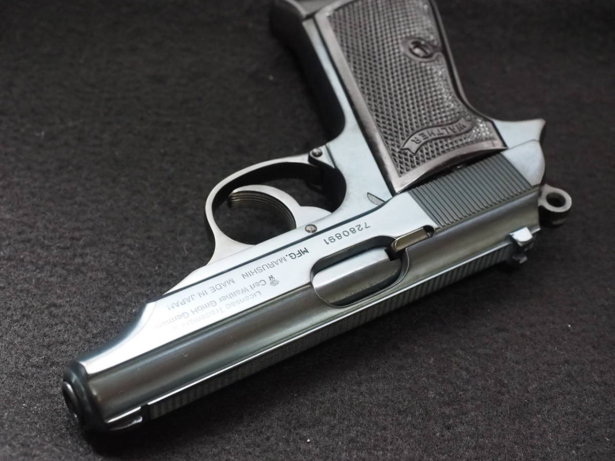 タツ】マルシン ワルサーPPK 初期型 へビーウェイト ブルー