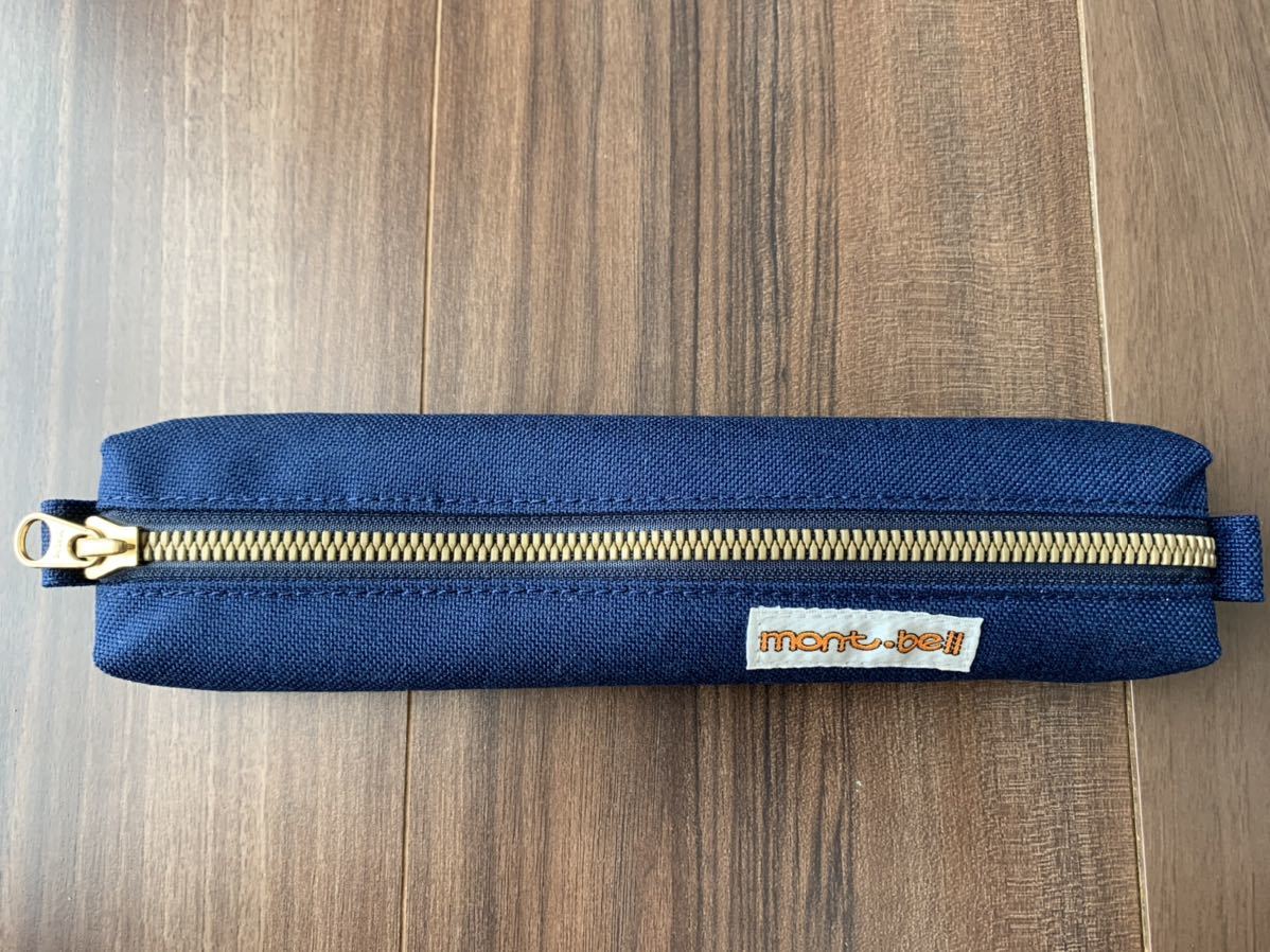 即決 中古 Mont Bell ペンケース 小物入れ 40周年 復刻 旧ロゴ 紺 ネイビー モンベル Montbell アウトドア 送料370円 の落札情報詳細 ヤフオク落札価格情報 オークフリー スマートフォン版