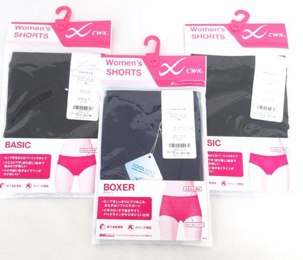 新品 送料198円 Bh605 レディース Cw X スポーツショーツ 吸汗速乾 ストレッチ M 2種 3点 シンオク クリックポスト発送 の落札情報詳細 ヤフオク落札価格情報 オークフリー スマートフォン版