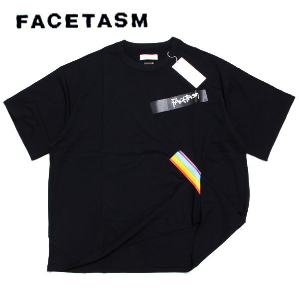トップス FACETASM GUM TAPE TEE 新品】20SS 新品 FACETASM×Dogs Rainbow Gum Tape T-Shirt レインボウ