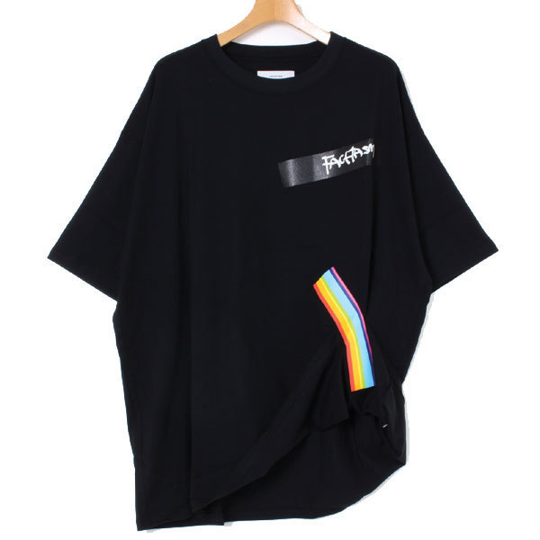トップス FACETASM GUM TAPE TEE 新品】20SS 新品 FACETASM×Dogs Rainbow Gum Tape T-Shirt レインボウ