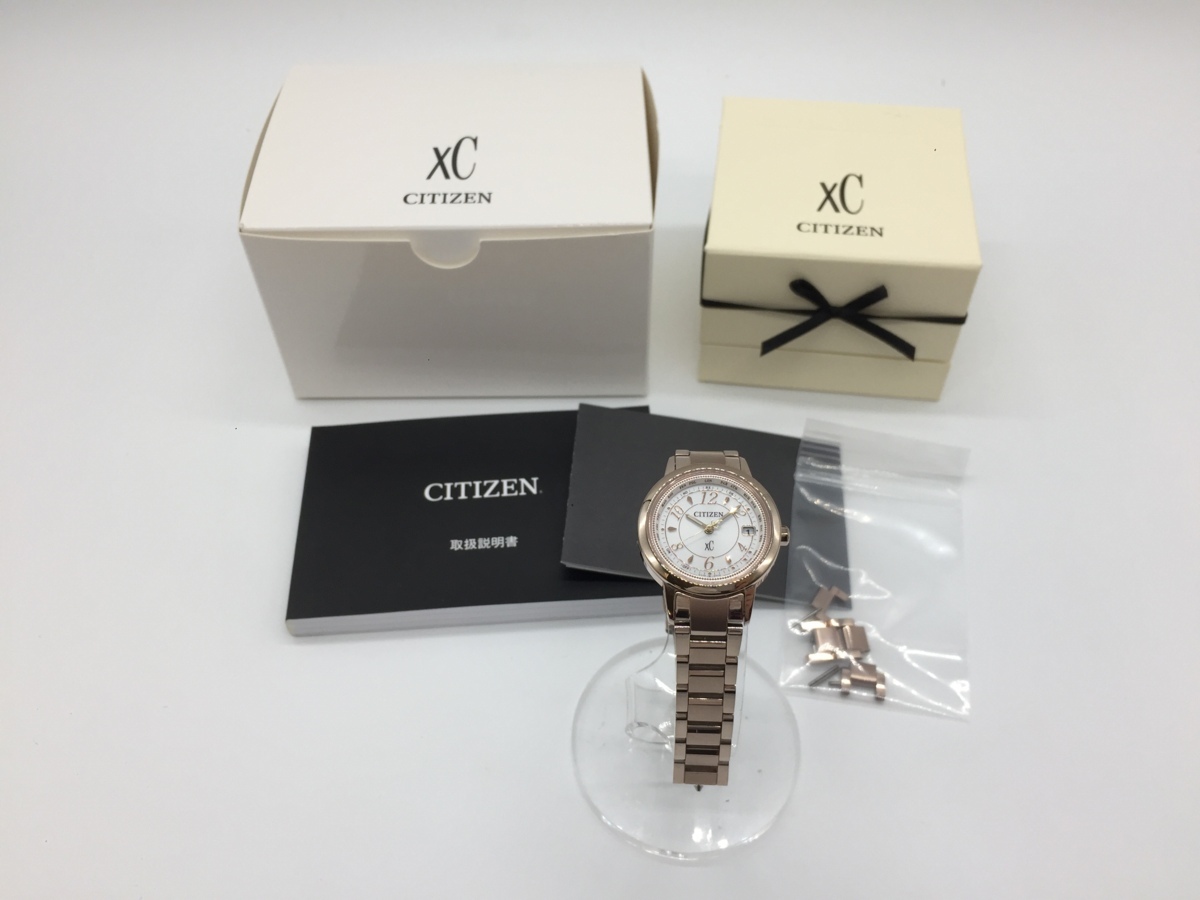 77 0901 T1 良品 箱 取扱説明書 コマ付き Citizen シチズン Xc クロスシー H240 T 電波ソーラー 腕時計 レディース の落札情報詳細 ヤフオク落札価格情報 オークフリー スマートフォン版