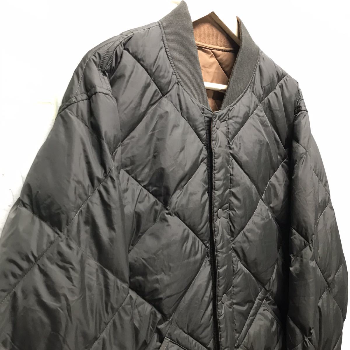 C2842 Uniqlo U ユニクロ ルメール サイズ Xl キルティング ジャケット カーキ メンズ アウター 上着 リバーシブル アメカジ Ii の落札情報詳細 ヤフオク落札価格情報 オークフリー スマートフォン版