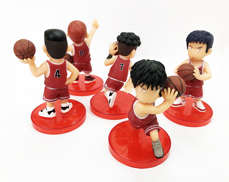 湘北高校バスケットボールフィギュア5体セット