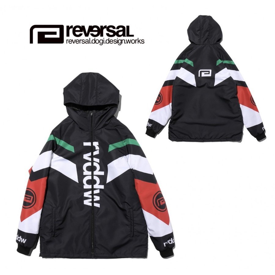 新品】REVERSAL リバーサル□送料込□中綿 ナイロン ピステ ジップ