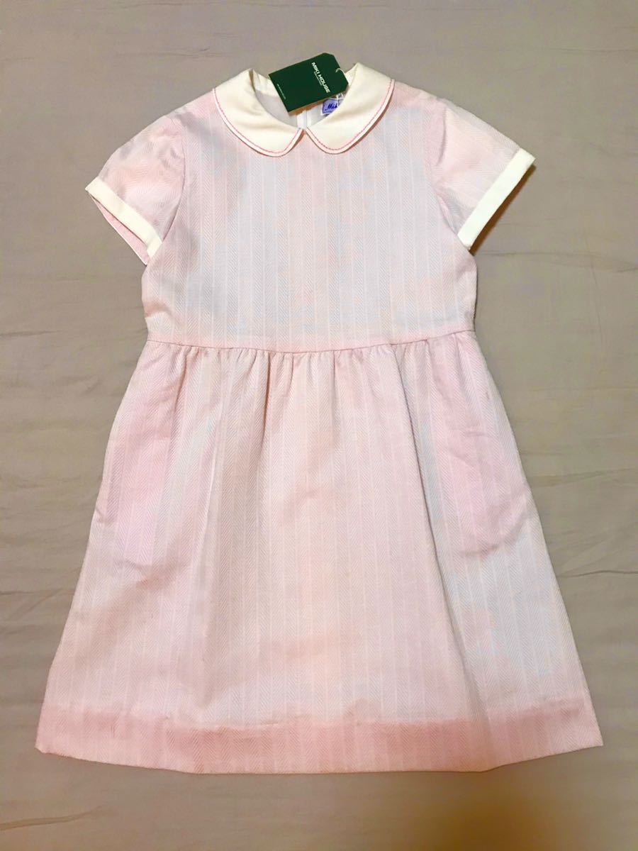新品 1円スタート新品タグ付ミキハウス ワンピース 1 ピンク 丸襟 Mikihouse Collection の落札情報詳細 ヤフオク落札価格情報 オークフリー スマートフォン版
