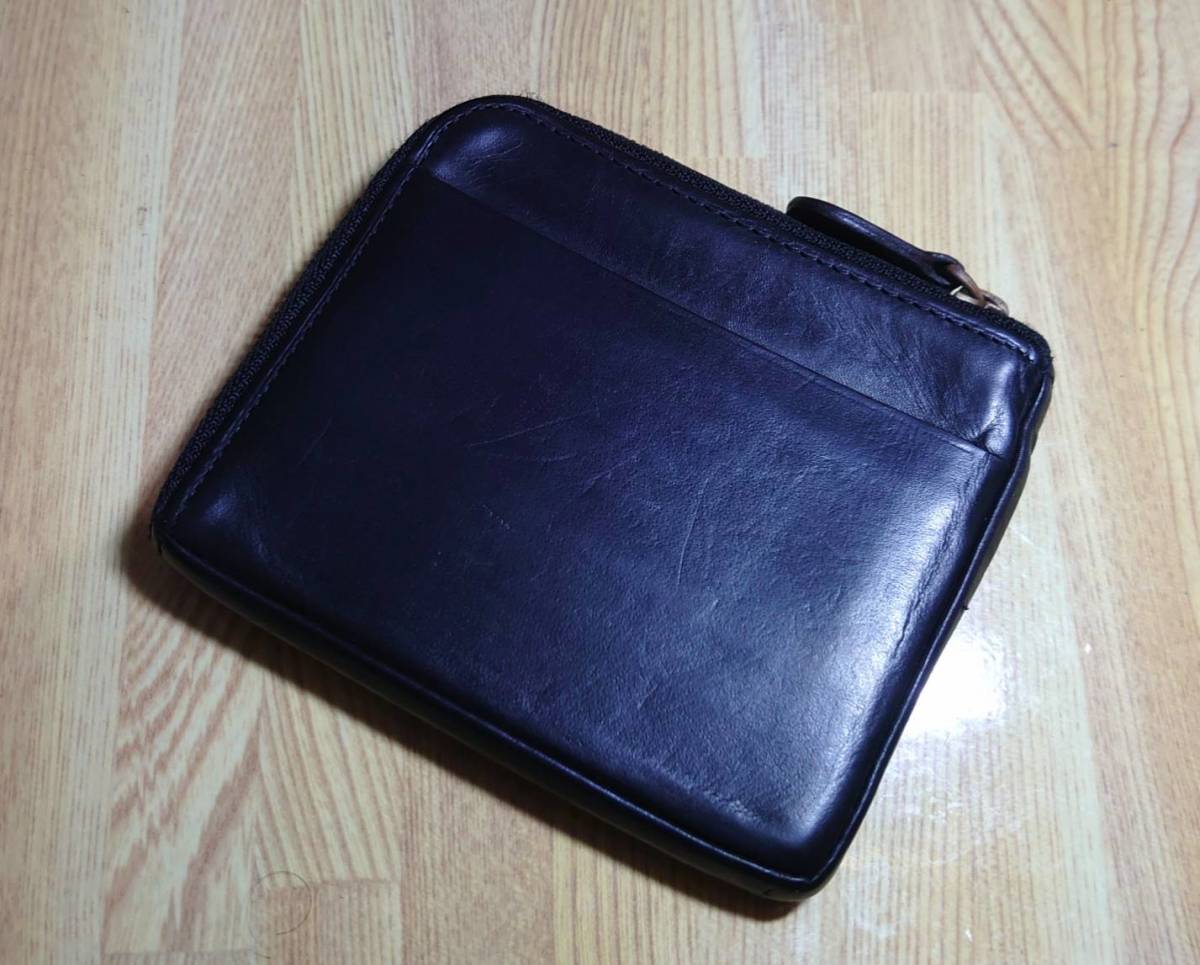 GANZO ガンゾ GUD2 ZIPパース L字ファスナー 小銭入れ 財布 ヌメ革