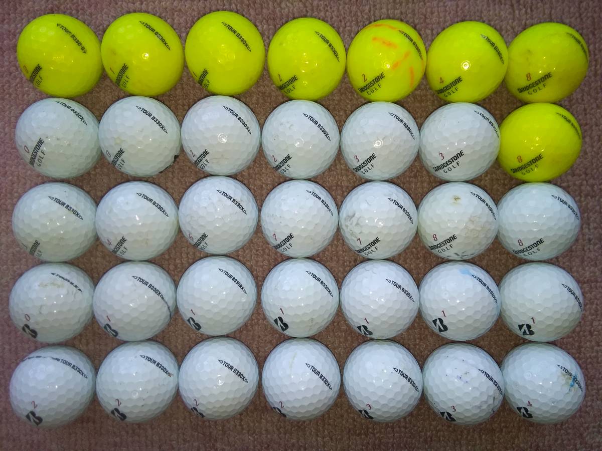 ブリヂストンゴルフ Tour 30 X ｂ級 ロストボール ３５個 の落札情報詳細 ヤフオク落札価格情報 オークフリー スマートフォン版
