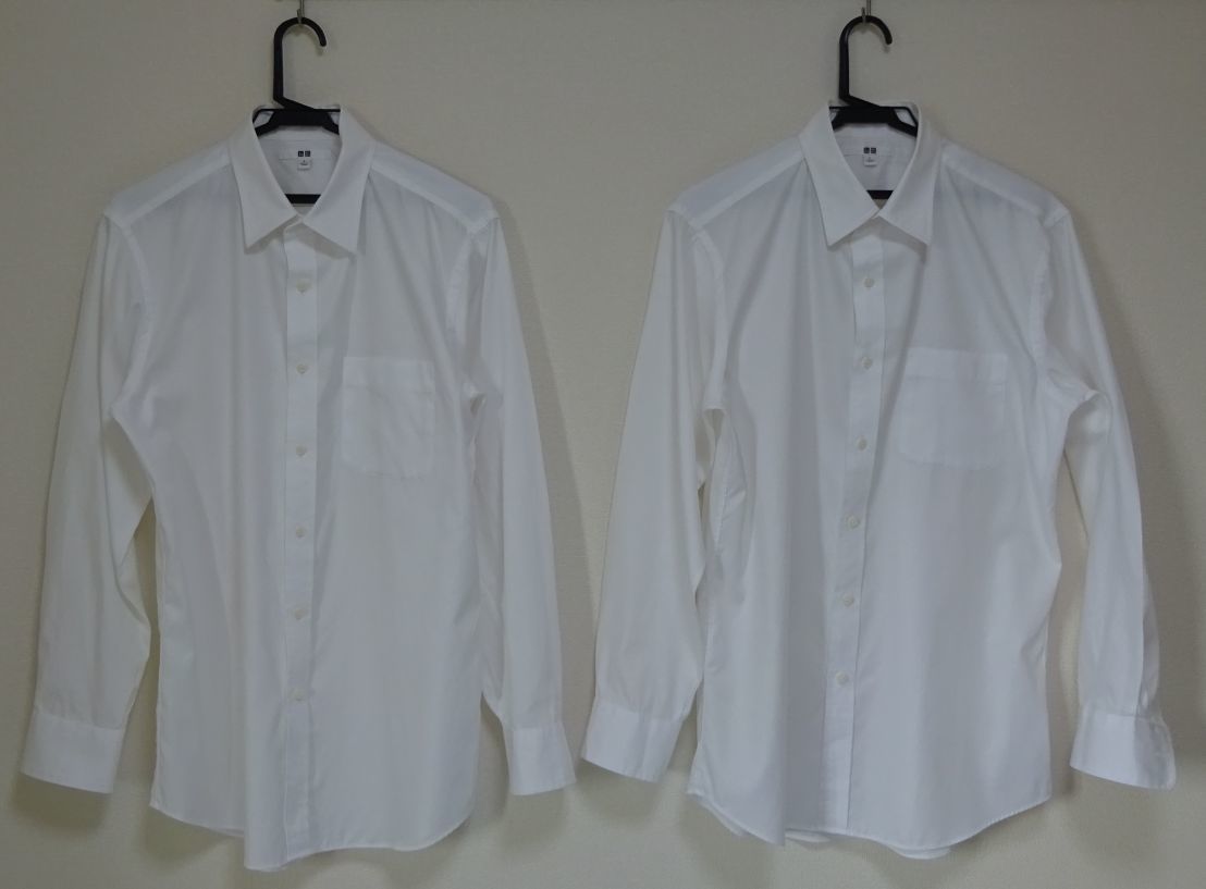 中古 ユニクロ Uniqro ドレス ｙシャツ長袖 サイズｌ 白縦縞 ２枚 の落札情報詳細 ヤフオク落札価格情報 オークフリー スマートフォン版