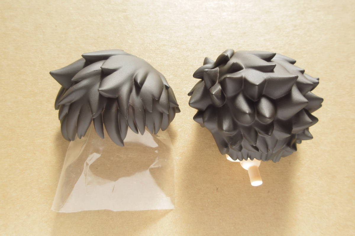 新品 パーツ 髪 頭 ねんどろいど 怪盗キッド 1412 名探偵コナン まじっく快斗 黒髪 ブラック ツンツン髪 オビツ の落札情報詳細 ヤフオク落札価格情報 オークフリー スマートフォン版
